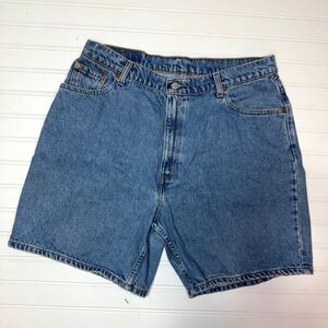 Vintage Levi's 550 High Rise Denim Shorts Size 10–12 Mom Jean Style 90s